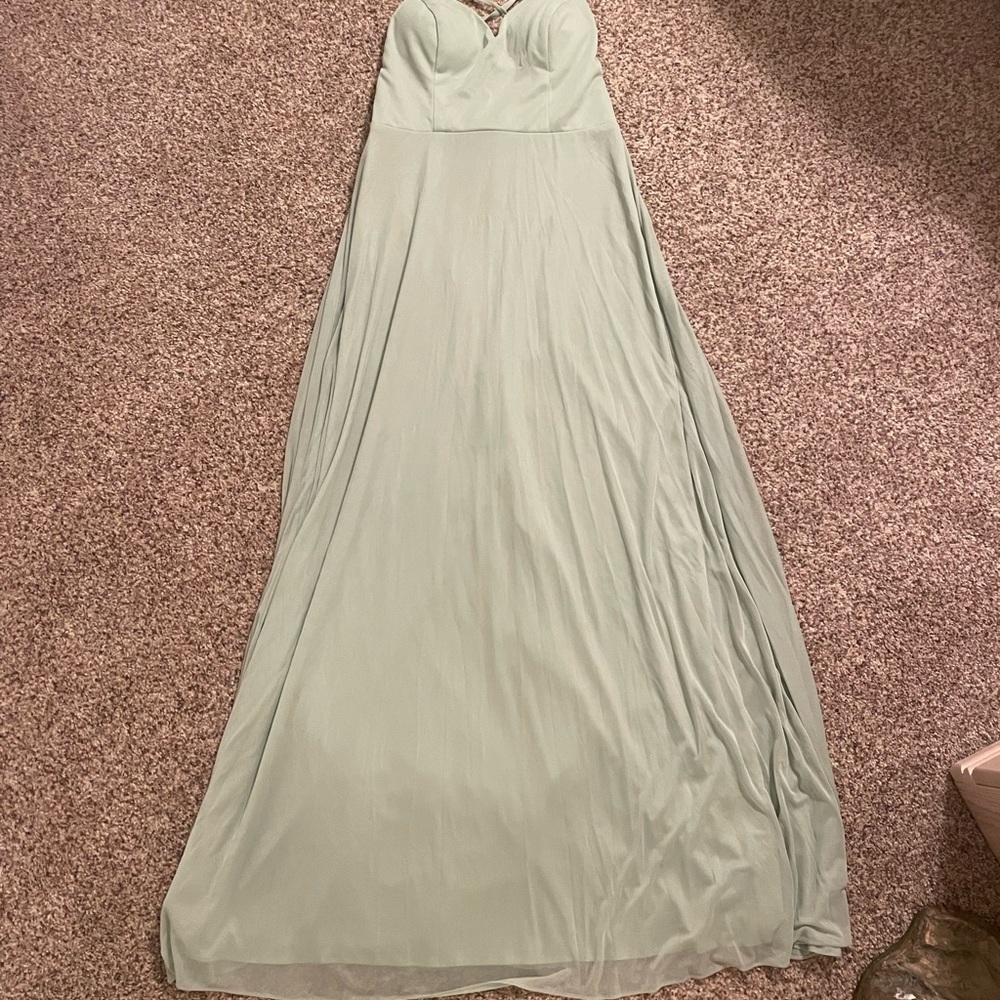 Azazie Kelis floor-length bridesmaid dress - Picture 6 of 10